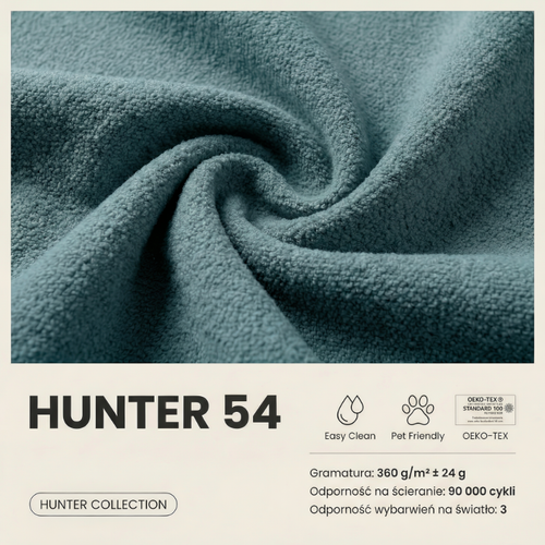 Fotel uszak skandynawski błękitny welur jasny niebieski Ari Family Meble na Arena.pl