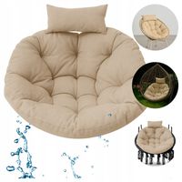 Poduszka na huśtawkę fotel wiszący żyłkowy Kokon ogrodowa Wodoodporna BONUS