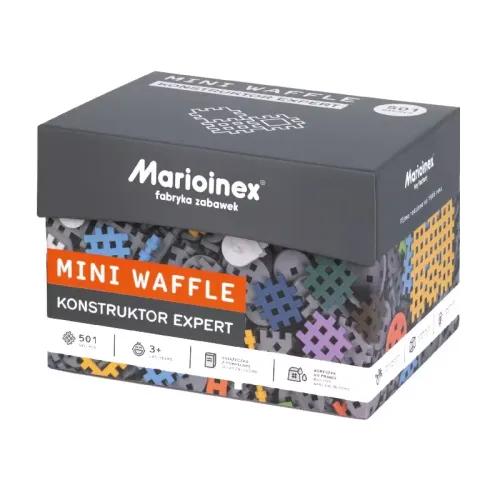 Klocki mini waffle Konstruktor Expert, 501 elementów na Arena.pl