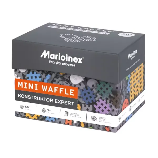 Klocki mini waffle Konstruktor Expert, 501 elementów zdjęcie 2