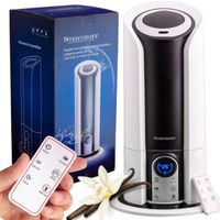 NAWILŻACZ POWIETRZA ULTRADŹWIEKOWY  Z JONIZACJĄ I AROMATERAPIĄ 5L +PILOT