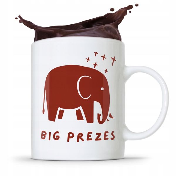 Dla Prezesa Viceprezesa Kubek Big Prezes Prezent Z Nadrukiem Ze Zdjęciem zdjęcie 1