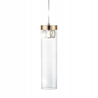 Lampa wisząca szklany klosz tuba do salonu GEM gwint G9 nad stół Zuma Line