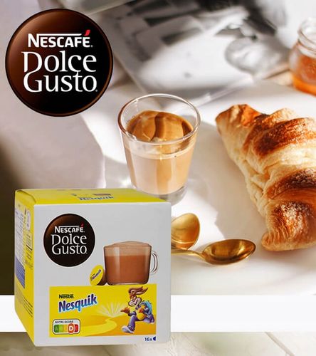 Kapsułki kakao NESCAFE DOLCE GUSTO NESQUIK 16 szt + GRATIS videobook na Arena.pl