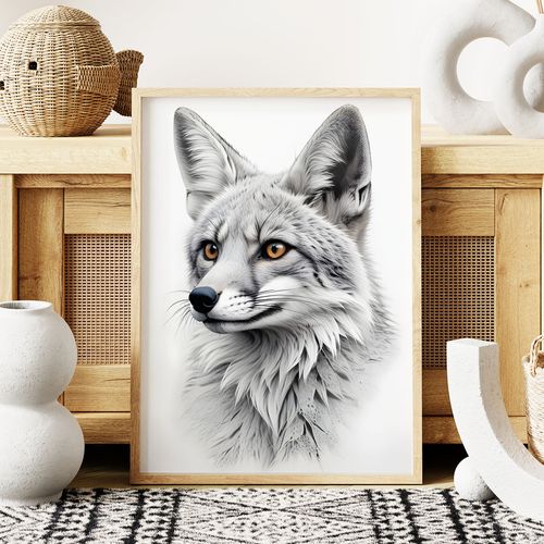 Plakat lis szkic 50x70 cm na Arena.pl