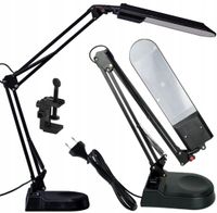 Lampka biurkowa FORTRADE LAMPA KREŚLARSKA czarny moc do 5 W