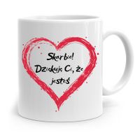 Kubek Prezent Na Dzień Chłopaka Skarbie Dziękuję Z Nadrukiem Ze Zdjęciem