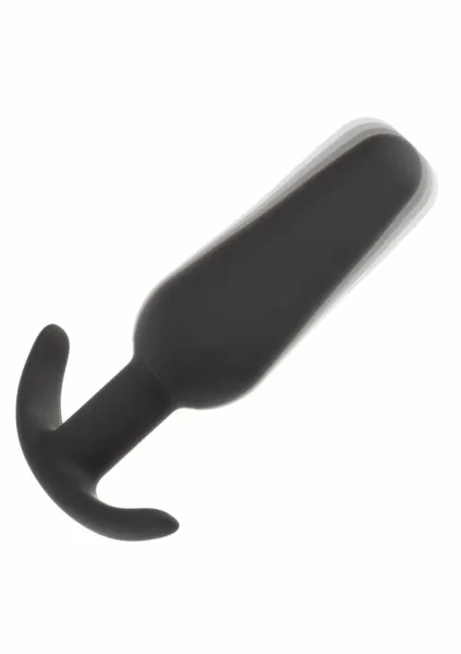 calexotics boundless vibrating slim plug silikonowy, wibrujący, czarny zdjęcie 5