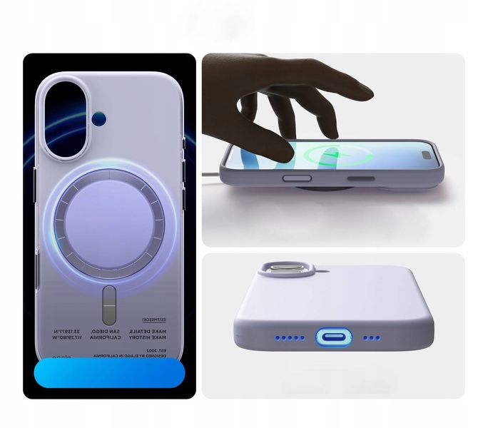 Etui Elago Magsafe Silicon Case do iPhone 17 Soft Purple zdjęcie 4