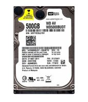 DYSK TWARDY HDD WD AV 500GB 2,5 WD5000BUDT