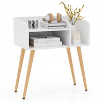 Stolik Costway 50 x 32 x 58cm biały