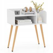 Stolik Costway 50 x 32 x 58cm biały