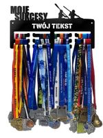 Wieszak na medale kajakarstwo twoje imię dowolny tekst 141.3