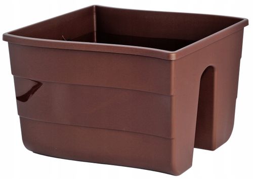 Doniczka na balustradę Wave 30 | Brąz na Arena.pl