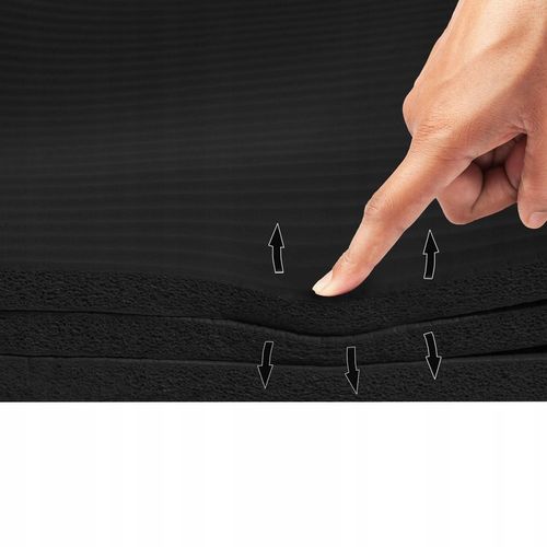 MATA DO JOGI GRUBA ANTYPOŚLIZGOWA DO ĆWICZEŃ PILATESU WYTRZYMAŁA YOGA 180cm na Arena.pl