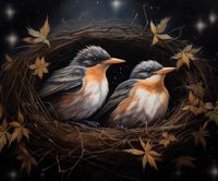 Plakat 60x50cm Gwiezdne Przytulenie