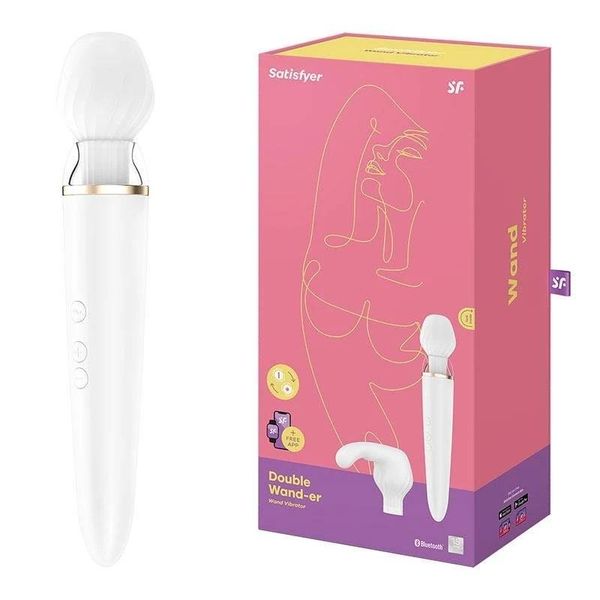 Masażer Łechtaczki Apka Satisfyer Double Wand-Er zdjęcie 4