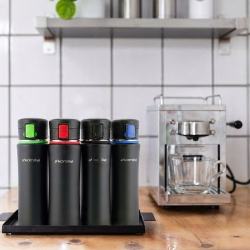 KUBEK TERMICZNY TERMOS STALOWY 100% SCZELNY pojemny bidon KAMILLE 500 ml na Arena.pl