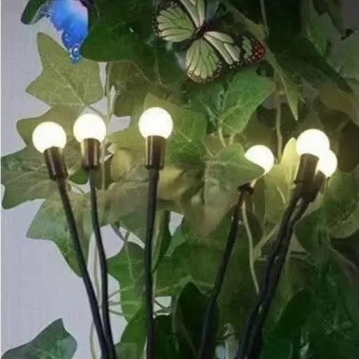 Lampa solarna biała zimna dekoracja taras balkon ogród kuleczki 6led P-376 zdjęcie 3