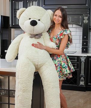 DUŻY PLUSZOWY MIŚ PLUSZAK GIGANT 180CM SUPER MIŚ zdjęcie 7