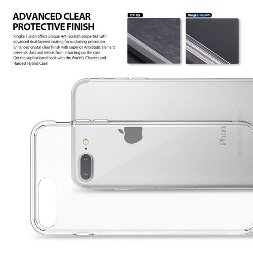Etui Ringke Fusion iPhone 8 Plus / 7 Plus przeźroczyste na Arena.pl