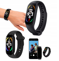 Smartband smartwatch opaska sportowa M7s magnetyczna czarny
