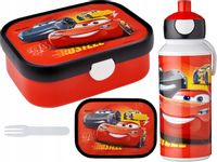 MEPAL ZESTAW BIDON ŚNIADANIÓWKA KANAPEK SZKOŁY LUNCH BOX AUTA CARS 2 ZYGZAK