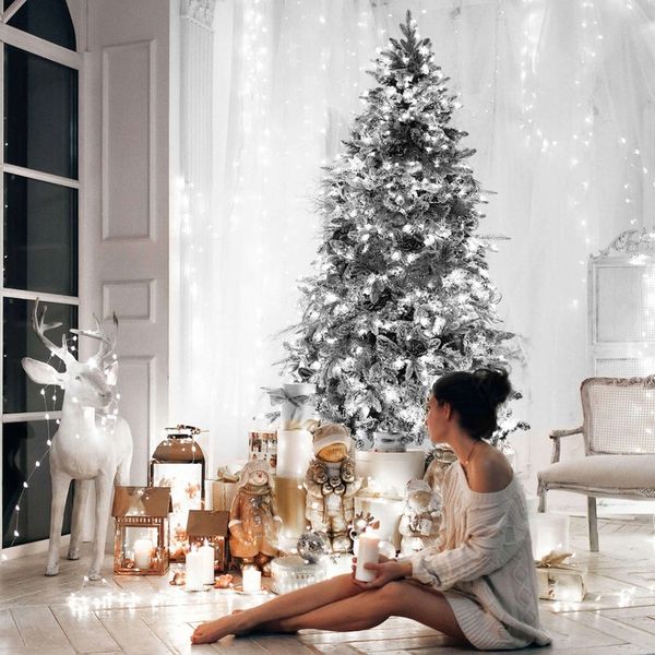 LAMPKI CHOINKOWE 1000 LED ZEWNĘTRZNE BIAŁE ZIMNE 50M FUNKCJE PROGRAMATOR zdjęcie 3