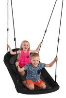 Huśtawka bocianie gniazdo Grandoh 170cm długości - czarne