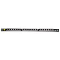 Patch panel 19'' Netrack 24-porty kat. 6 FTP, 0,5U z półką