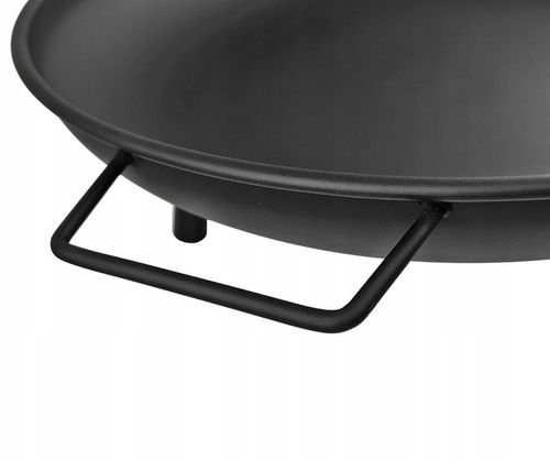 DUŻE PALENISKO OGRODOWE GRILL OGNISKO MISA 60 cm STALOWE CZARNE na Arena.pl
