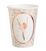 Kubeczki papierowe Baletnica, 10 szt.