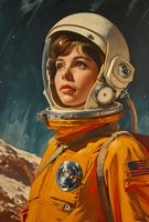 Plakat 67,5x100cm Pionierka Kosmosu