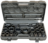 ZESTAW KLUCZE NASADOWE NASADKI UDAROWE 3/4 26E TIR KOMPLET KLUCZY 17-65MM