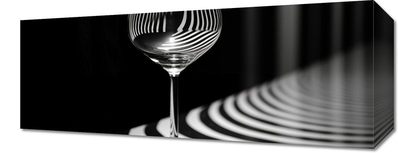Obraz 50x20cm Refleksje nad Szkłem zdjęcie 1