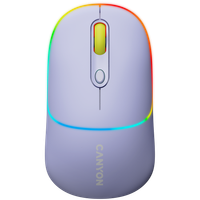 canyon mysz bezprzewodowa mw-22 2w1 rgb fioletowa