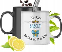 Kubek Magiczny Dla Babci Zmieniający Kolor Z Nadrukiem Ze Zdjęciem
