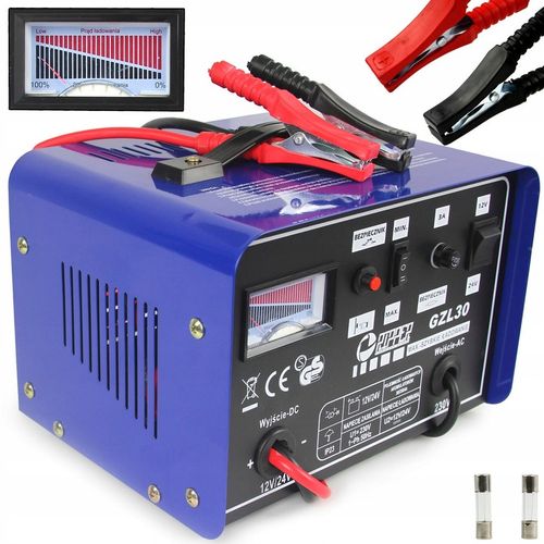 PROSTOWNIK Z FUNKCJĄ SZYBKIEGO ŁADOWANIA 30-250 Ah DO AKUMULUATORÓW AUTA na Arena.pl