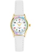 ZEGAREK DZIECIĘCY PERFECT - KOMUNIJNY - biały / barwny ring (zp800b)