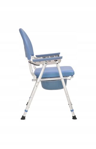 Krzesło toaletowe tapicerowane składane toaleta WC na Arena.pl