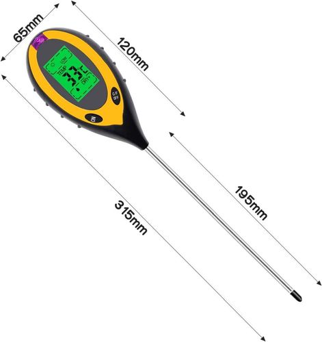 Kwasomierz Glebowy 4w1 Tester Miernik PH Ziemii na Arena.pl