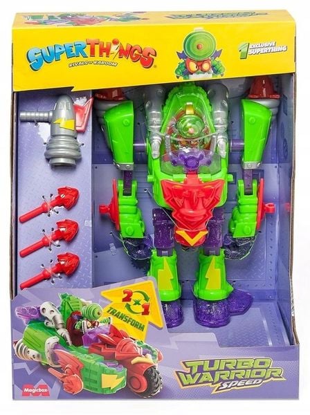 Super Zings Things Zestaw Robot Turbo Warrior Speed Transformujący zdjęcie 1