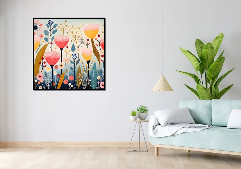 Plakat 100x100cm Ogród Marzeń zdjęcie 4