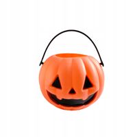 Duże Wiaderko Dynia Halloween Pojemnik na cukierki słodycze Dekoracja