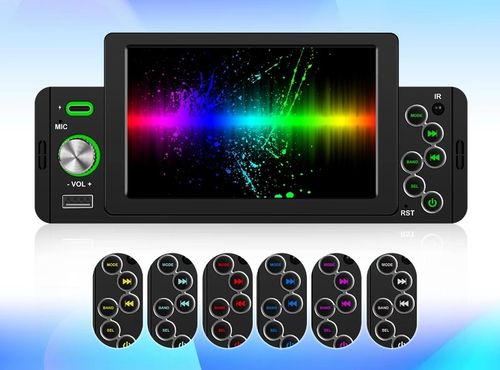 RADIO SAMOCHODOWE 1DIN BLUETOOTH 5" EKRAN DOTYK APPLE CARPLAY ANDROID AUTO na Arena.pl