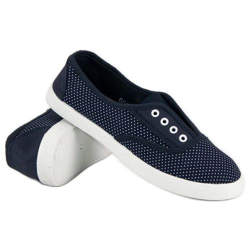 Wsuwane trampki w grochy r.39 na Arena.pl
