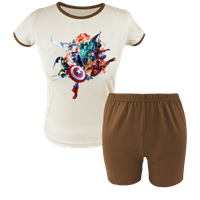 Krótka Piżama dziecięca Avengers - Superbohaterowie