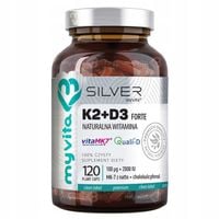 MyVita Silver Witamina K2 MK7 D3 2000 Forte Naturalna 120 k