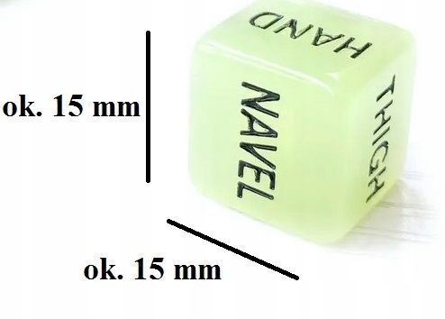 Kostki Kamasutra Erotyczne Kości dla Dorosłych Gra Fluorescencyjne Dla Par na Arena.pl