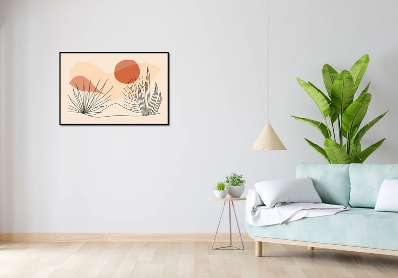 Plakat 91,5x61cm Miękka Roślinność zdjęcie 4